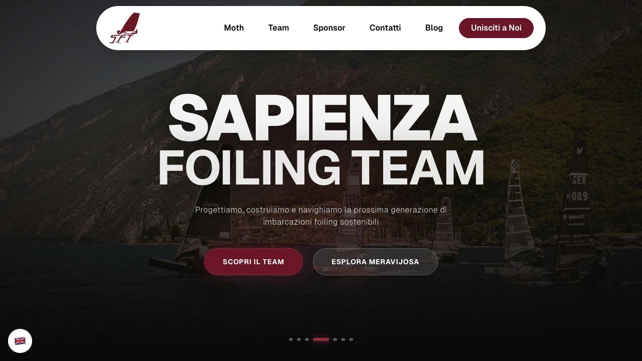 Sapienza Foiling Team · Website