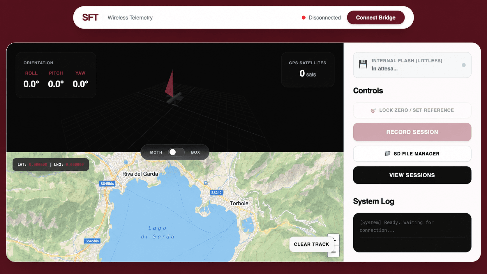 Sapienza Foiling Team · SFT Telemetry